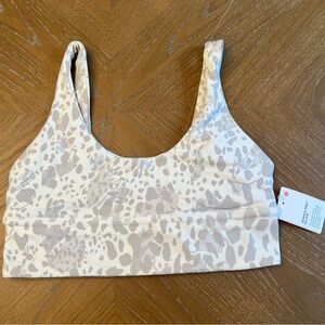 Lululemon Align Bra A/B Cheetah Camo Antique White Multi